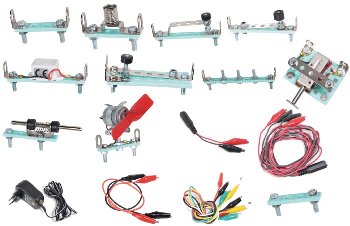 Einzelteile zu den speziba Elektrobauk�sten