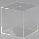 W�rfel, allseitig geschlossen, glasklar