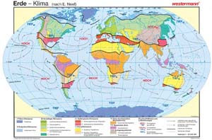 Die Erde - Klima nach Neef, 5600985 • Geographie --> Karten --> Welt Die Erde - Klima nach Neef, 5600985 • Geographie --> Karten --> Welt
