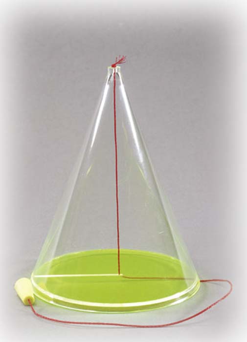 Kegel mit beweglichem H�henfaden