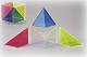 W�rfel, zerlegbar in drei Pyramiden