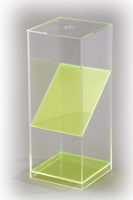 4-seitiges Prisma mit Schr�gschnitt