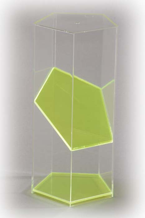 5-seitiges Prisma mit Schr�gschnitt