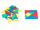 Sch�ler-Tangram in 4 Farben