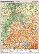 Baden-W�rttemberg - physisch / politisch