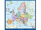 Staaten Europas EasyClip-Stoffkarte