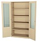 Schrank mit 2/3 T�ren-Glasausschnitt