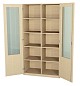 Schrank mit 2/3 T�ren-Glasausschnitt