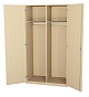 Garderobenschrank mit Mittelwand