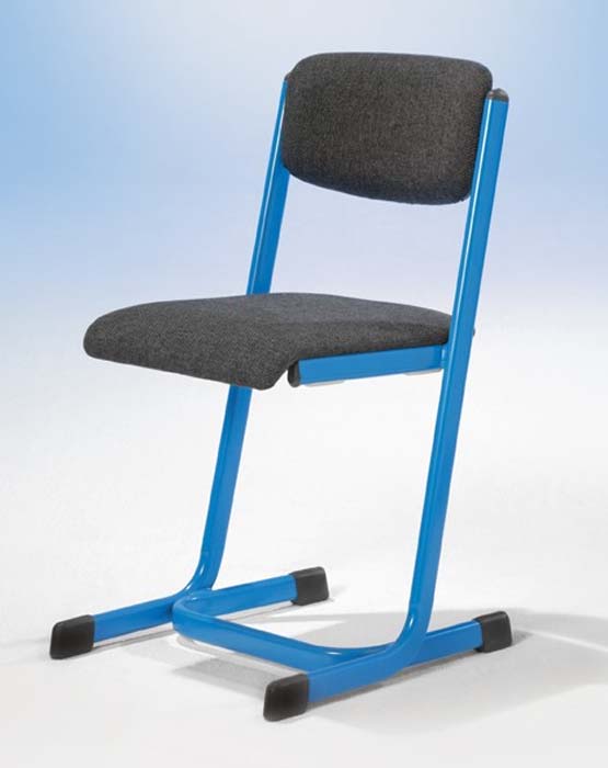 Lehrerstuhl - Doppel-U-Fu� - offener Sitztr�ger