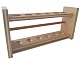 Reagenzglasgestell aus Holz