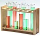 Reagenzglas-Gestell aus Holz