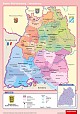 Baden-W�rttemberg, physisch/politisch