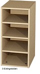 Materialcontainer - Aufsatzschrank