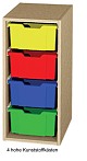 Materialcontainer - Aufsatzschrank