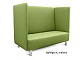 CUBE Schallschutz Sofa - Webstoff