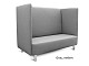 CUBE Schallschutz Sofa - Webstoff
